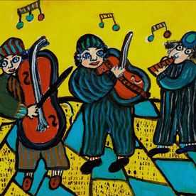 Os músicos – Série Shalom, de Paulina Laks Eisirik