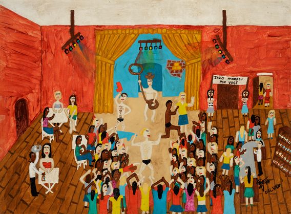 O clube das mulheres, 1994, Dalvan, Óleo s/ Eucatex