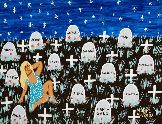 Futuro do tráfico, 2002, Mabel, Acrílica s/ Eucatex